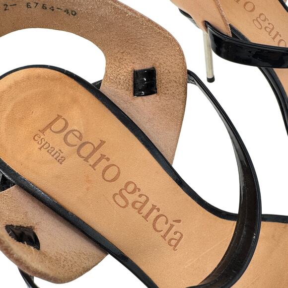 Pedro Garcia Moon Delle Swarowski Crystal Slingback Stiletto Heel Women's - Picture 7 of 10